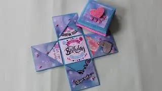 How To Make an Exploding Box Scrapbook | Exploding Box | How To Make Explosion Box