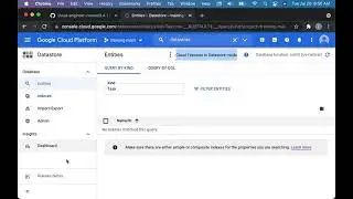 Initializing data systems with products (Cloud Datastore) (Part 1)