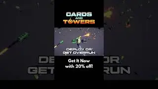 Get Cards and Towers on Steam! #CardsAndTowers #VideoGames #IndieGames #Gaming #GameDev #IndieDev