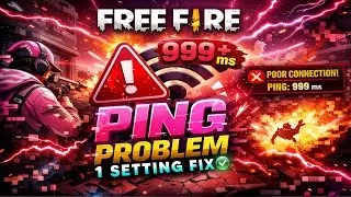 Free Fire Ping Problem Fix 😱 | 1 Setting On | Bangla 2026 #freefire #freefirebangla #pingfix