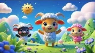 Baba Black Sheep & Pink Sheep 🐑🌸 | Funny Cartoon for Kids 😂 | Nursery Rhymes