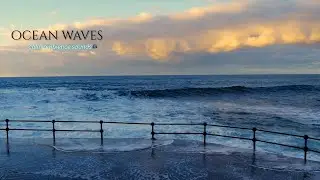 Ocean Waves View from Terrace 🌊 | Relaxing Sea Ambience for Sleep, Study & Meditation (4K)