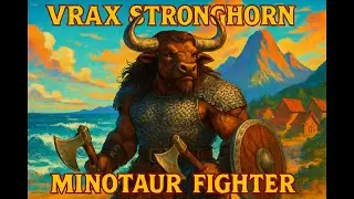 Vrax Stronghorn - Minotaur Fighter
