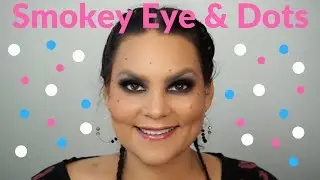 Easy Creative Makeup Tutorial - Smokey Eye and Dots  | Melissa Chee