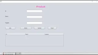 project crud Application  java swing +login