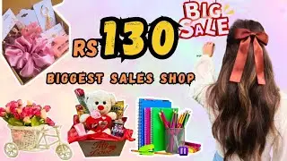 Big Sale Shopping Haul Hyderabad|130Rs all items😲|@anshakhan111