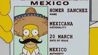 Homero Sanchez, Mexicano - Los Simpson
