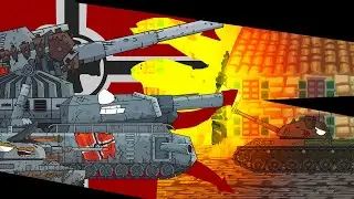 СТАЛЬНОЙ НАТИСК немецких МОНСТРОВ - мультики про танки