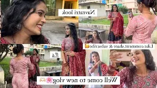 Navratri demo look&hellip;..😍🤗❤️#4thvlog