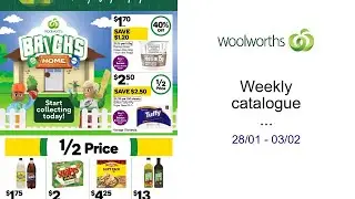 Weekly catalogue Woolworths NSW 28/01 28/01 - 03/02
