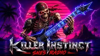 Killer Instinct 🔴 LIVE 24/7 | Heavy Metal & Dark Synthwave Remixes (16-Bit Combat Nostalgia)