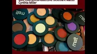 Melt Cosmetics| Rust Stack | Love Sick Stack| Dark Matter Stacks | Swatches|Review|Cynthia Miller