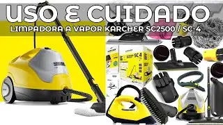 COMO USAR, CUIDAR E FAZER A DESCALSIFICAÇÃO DO HIGIENIZADOR A VAPOR SC 2.500 / SC 4 Plus