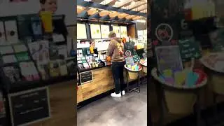 I took slime Starbucks drink back to Starbucks.