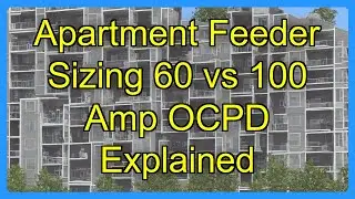Apartment Feeder Sizing 60 vs 100 Amp OCPD Explained