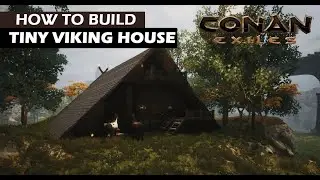CONAN EXILES | Tiny Viking House | SPEEDBUILD