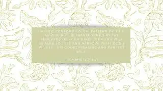 Romans 12: NIV | Floral Wallpaper Background | Pretty Bible Verses | Samsung Wallpaper