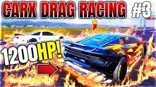 1200 л.с.! Lamborghini Drag Build &mdash; CarX Drift Racing Drag Racing