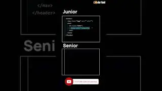 Junior Developer vs Senior Developer. #programming #coding #html #css #javascript #dsa #webdeveloper