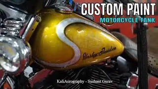 How to Custom Paint a Motorcycle Tank | Bike Fuel Tank Restoration