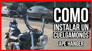 Como poner CUELGAMONOS en moto custom | Instalando un Cuelgamonos en Izuka Cl250