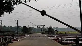 Rail Gate operations and goods and local train together👫