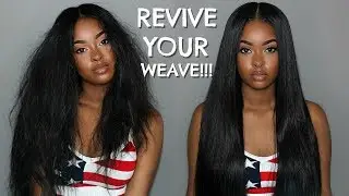 How To Bring Your Weave Back To LIFE!!! | Wash Day Routine