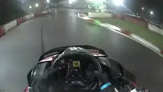 Wet race at lakeside