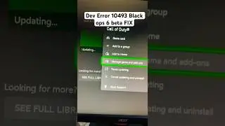 How to fix Dev Error 10493 Fix Black ops 6 #Gaming #howto #blackops6