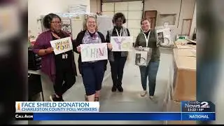 ZVerse donates 1,200 face shields to Charleston poll workers