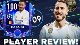 UCL HAZARD 100 RATED PLAYER REVIEW AND GAMEPLAY! | FIFA MOBILE 21!