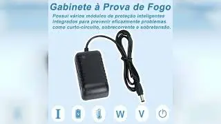 Review: Fonte 12v 2a Power Adapter Bivolt Ac/dc - Com Plug P4 Jk02