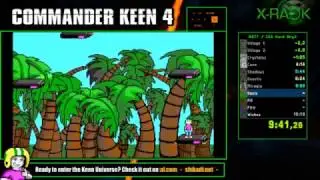 Commander Keen 4 Hard Speedrun Any% Gltichless - in 15:08