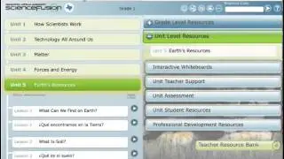 ThinkCentral Science Teacher Resources on iPad