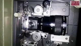 Repair of Elmo LX-2200 16mm filmprojector (cracked gears fixed)