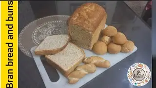Bran bread and bran buns  🍞 || easy and haelthy bran bread recipe || wheat bread by #simplywardah