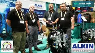 Alkin Compressors and Air Tanks Plus at the Long Beach, CA 2023 Scuba Show