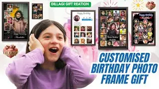 Customised Birthday Photo Frame Gift | Trending Collage Birthday Photo Frame #dillagigiftcreation