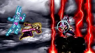 Funny Valentine V2 (New) VS Monarch Gohan Beast V3 in Jump Force Mugen