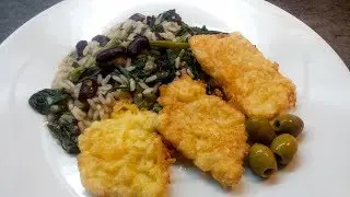 Receita de filetes de bacalhau com arroz de feijão e grelos by necasdevaladares