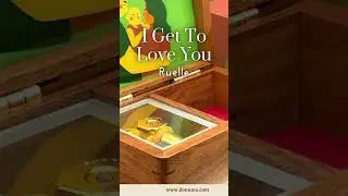I Get To Love You by Ruelle Custom Music Box from Donuma.com #shorts #ruelle #valentinesgift