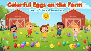Colorful Eggs on the Farm | Learn Colors & Numbers for Kids#raviokids#childrenssong#1million #viral