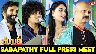 Sabapathy Full Press Meet | Santhanam | Pugazh | Preeti Verma | Sam CS | R Srinivasa Rao |MS Bhaskar