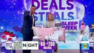 3.12.25 GMA Deals & Steals TriSilk Embroidered Pillowcase