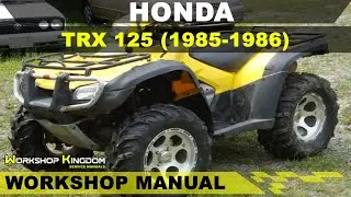HONDA TRX 125 (1985-1986) Workshop Service Repair Manual - English - PDF Download