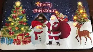 StepNGlow Christmas Doormat