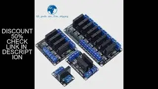TZT 5V Relay 1 2 4 8 Channel For OMRON SSR High Low Level Solid State Relay Module 250V 2A For Ardui