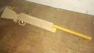How to make Sniper Gun with Cardboard board #cardboard #creative #gun #cardboardgun