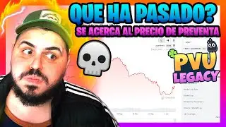 PVU NO PARA DE CAER 📉 SE ACERCA AL PRECIO DE PREVENTA💀 QUE HACEMOS? 🏃&zwj;♂💨