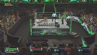Extreme triple threat match with ladders!!! #viralvideo #wwe #laddermatch #extreme #fyp #subscribe￼